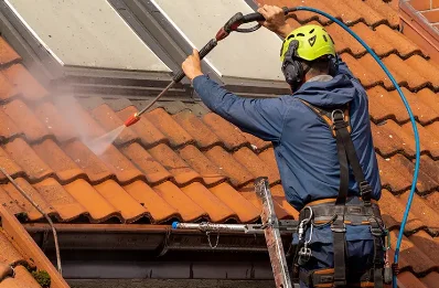 Démoussage et hydrofuge de toiture à Ansacq